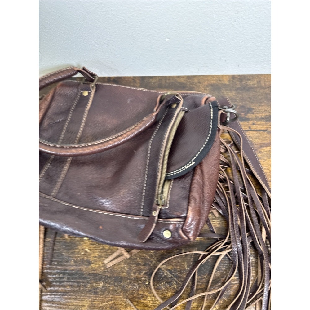 Myra Concealed Carry Purse Tribal Weave Leather Boho Cowgirl Western Patina EUC - Picture 5 of 7